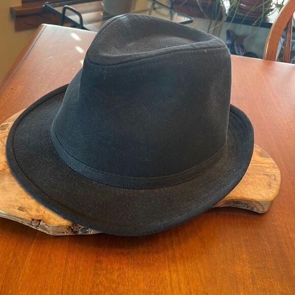 Zara Black Fedora Hat - M/57CM - Picture 1 of 6